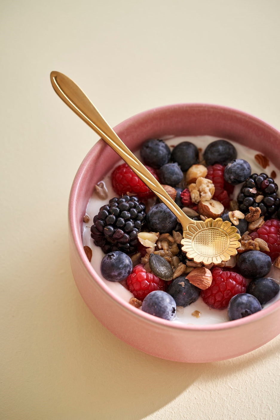 Skeið með sólblómi